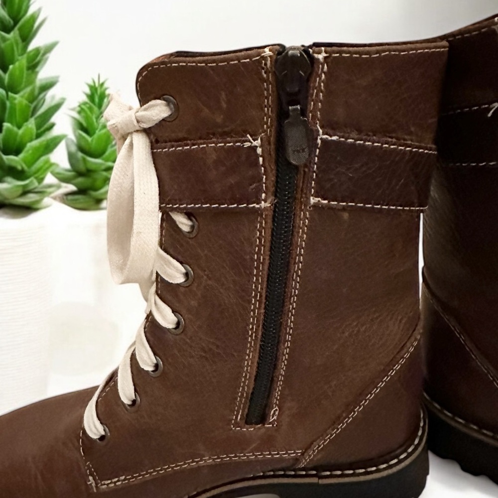 Martino Boutique Genuine Leather Lace Boots - Picture 5 of 8